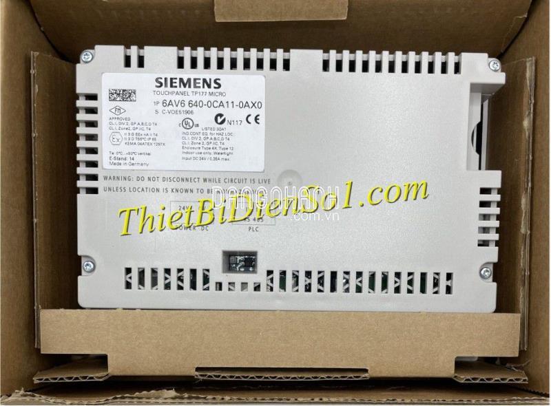 Màn hình Siemens TP 177 Micro 6AV6640-0CA11-0AX0 -Cty Thiết Bị Điện Số 1