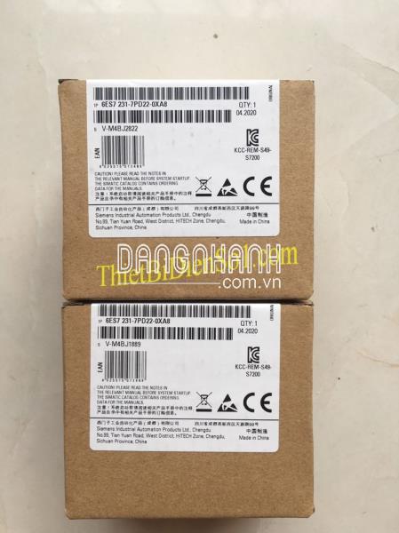 Mô đun S7-200 Siemens 6ES7231-7PD22-0XA8 -Cty Thiết Bị Điện Số 1