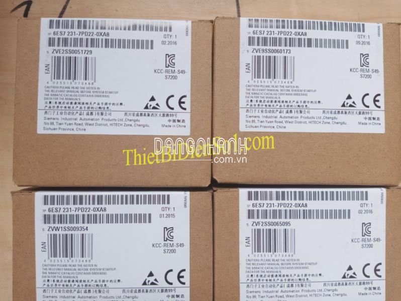 Mô đun S7-200 Siemens 6ES7231-7PD22-0XA8 -Cty Thiết Bị Điện Số 1