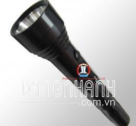 Đèn pin thép đen TQ + 3 pin thỏ đại