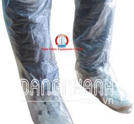 Bao giày đi mưa nilon trắng cao cổ (1 túi = 2 đôi)