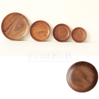 ĐĨA GỖ WALNUT