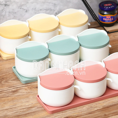 HỘP ĐỰNG GIA VỊ CÓ KHAY 3 NGĂN