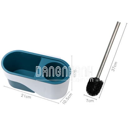 CHỔI CHÀ TOILET KÈM KHAY ĐỰNG