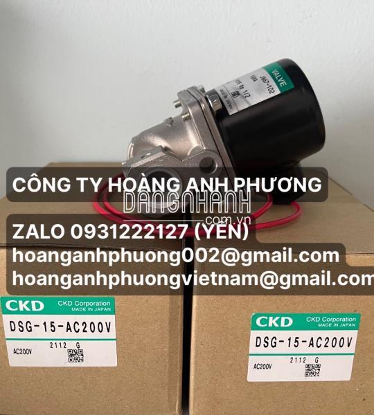 DSG-15-AC200V | Van ngắt gas CKD | Hoàng Anh Phương