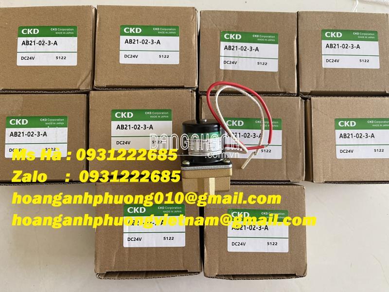 AB21-02-3-A hãng CKD | giá cạnh tranh | van điện 