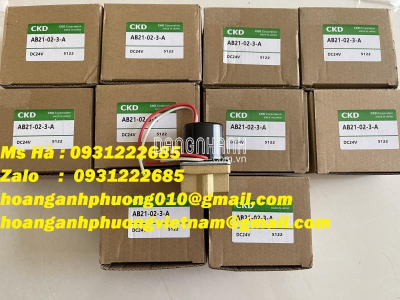 AB21-02-3-A hãng CKD | giá cạnh tranh | van điện 