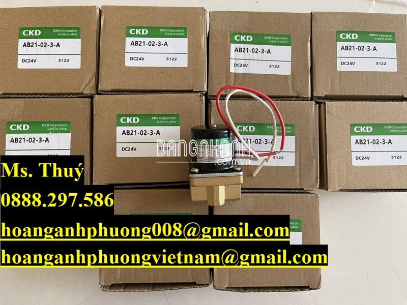 Van khí nén CKD AB21-02-2-A - Hàng nhập - Chính hãng - Giá tốt