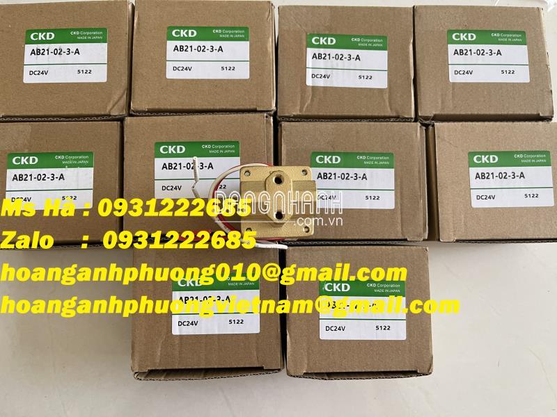 AB21-02-3-A hãng CKD | giá cạnh tranh | van điện 