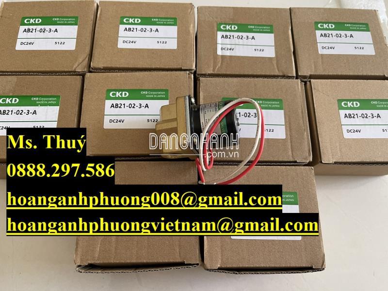 Van khí nén CKD AB21-02-2-A - Hàng nhập - Chính hãng - Giá tốt