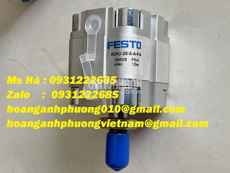 Nhập khẩu giá tốt | xy lanh Festo hàng mới | ADVU-25-5-A-P-A  