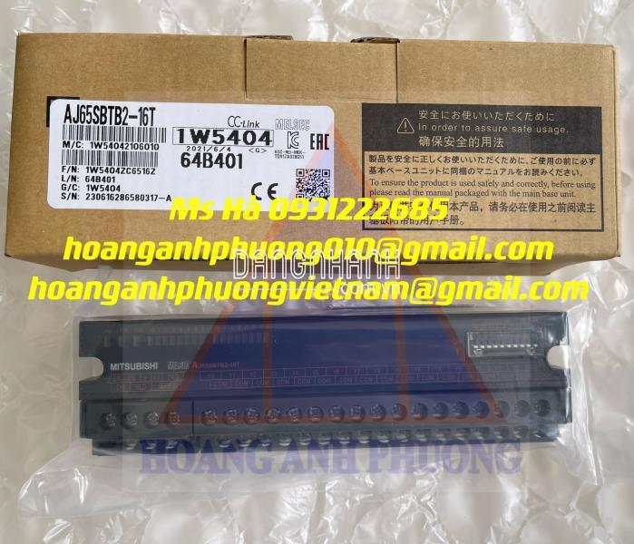 Mô đun I/O mitsubishi AJ65SBTB2-16T bảo hành chính hãng 