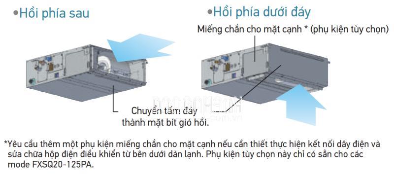 Dàn Lạnh VRV Daikin Giấu Trần Nối Ống Gió FXSQ40PAVE9
