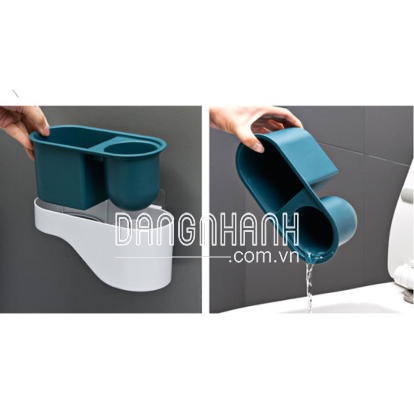 CHỔI CHÀ TOILET KÈM KHAY ĐỰNG