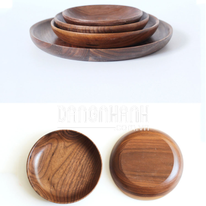 ĐĨA GỖ WALNUT