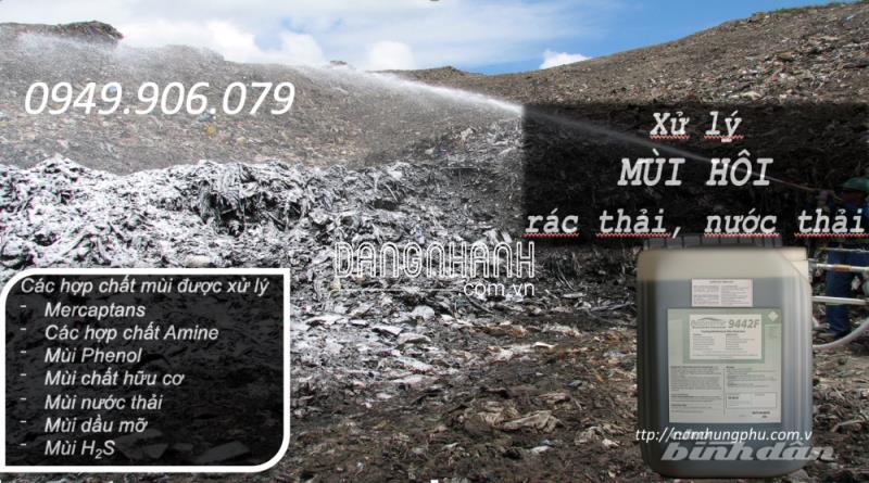 Xử lý mùi hôi rác thải nhanh chóng với Biostreme9442F (0949906079)