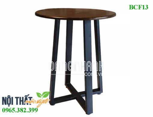 Bàn ghế cafe CF62 tuyệt tác từ gỗ có 1- 0- 2