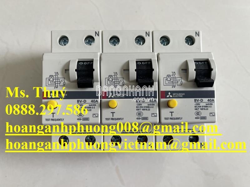 CB chống rò Mitsubishi BV-D 4P 40A - Hàng mới - Giá Tốt