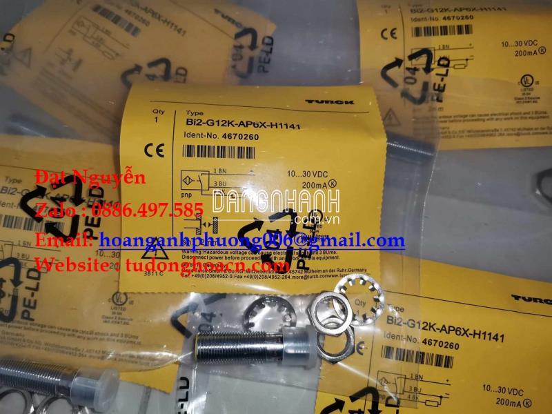 Bi2-G12K-AP6X-H1141 bộ cảm biến Turck chính hãng bảo hành 1 năm