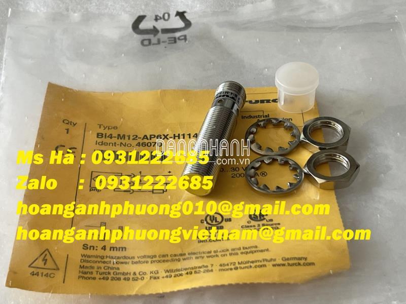 Cảm biến tiệm cận cảm ứng Bi4-M12-AP6X-H1141 Turck 10-30VDC