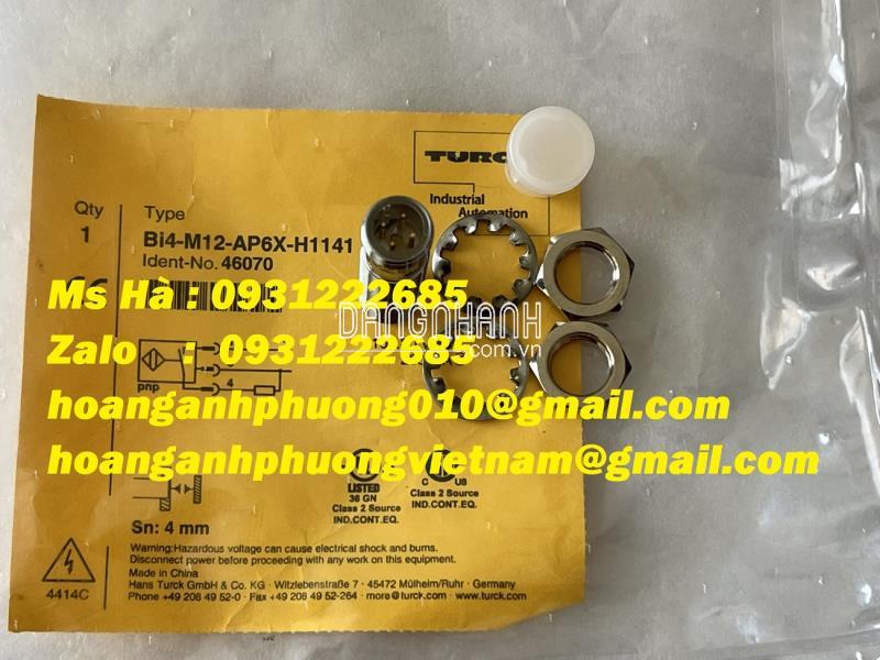 Cảm biến tiệm cận cảm ứng Bi4-M12-AP6X-H1141 Turck 10-30VDC