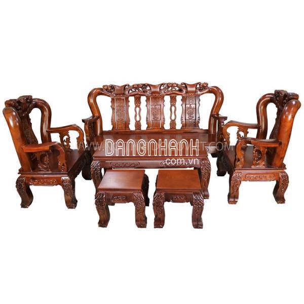 Bộ Bàn Ghế Phòng Khách Gia Đình Xoan Đào Tay 12 6 Món Đẹp Giá Rẻ