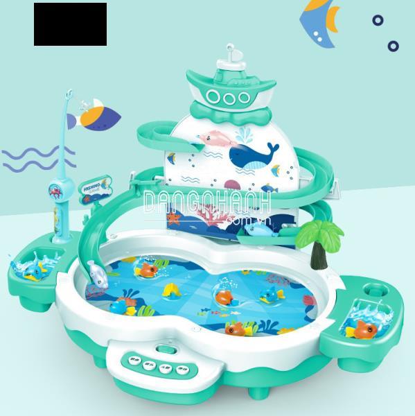 Bộ Đồ Chơi Câu Cá Có Thác Trượt Vui Nhộn Cao Cấp Cho Bé