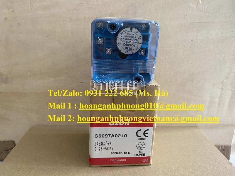 Công tắc áp suất C6097A0210 Azbil 