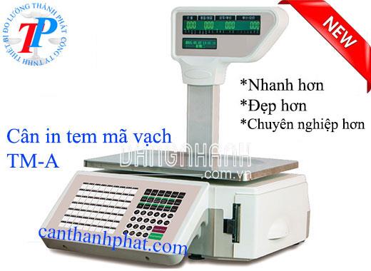 Cân điện tử in tem mã vạch TM-A 30kg