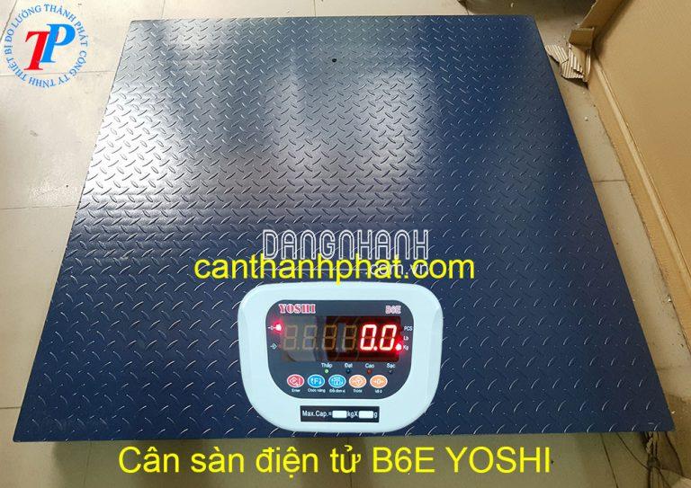 Cân sàn 1 tấn B6E Yoshi, sàn 1m x 1m ( tùy chọn) 