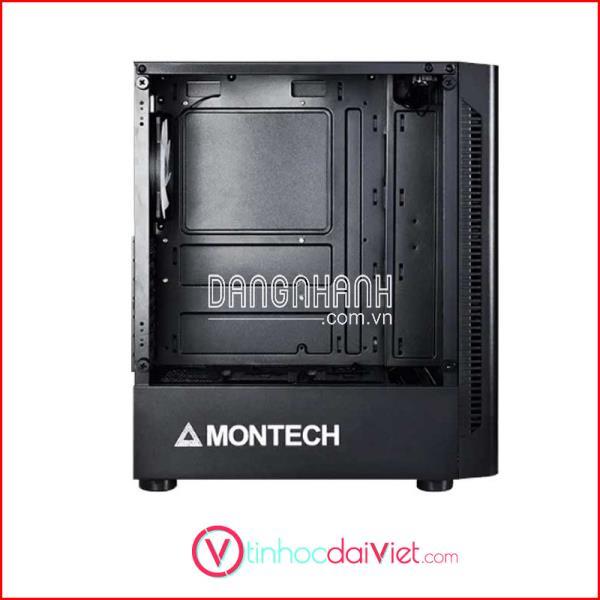 Case Máy Tính Montech X1 (Black/ White Có Sẵn 4 Fan RGB)