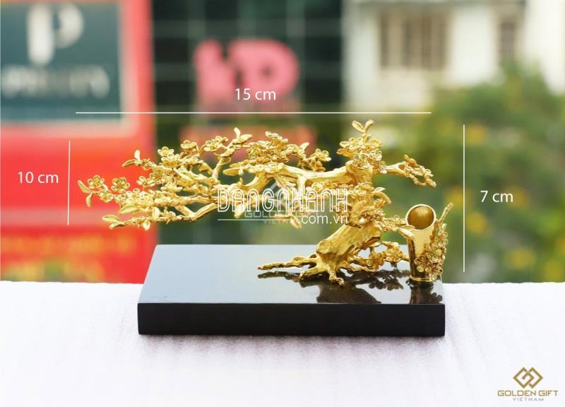 CÂY HOA ĐÀO BONSAI MẠ VÀNG