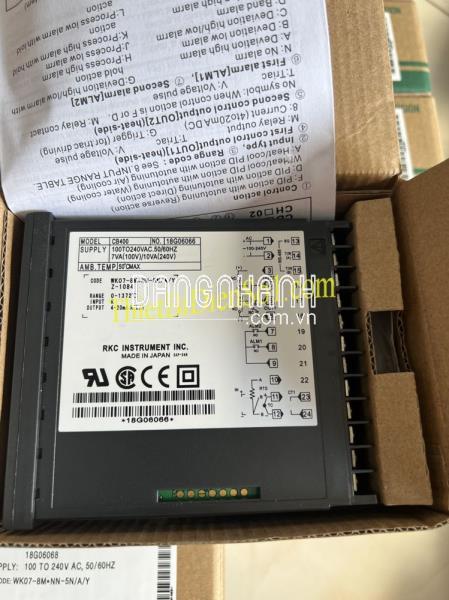 Bộ điều khiển RKC CB400 WK07-8M*NN-5N/A/Y Z-1084 -Cty Thiết Bị Điện Số 1