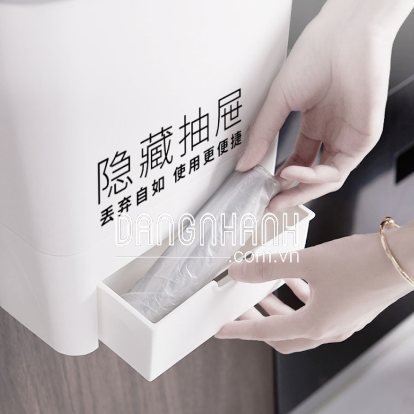 THÙNG RÁC TREO GẤP GỌN CÓ NẮP ĐẬY THÔNG 