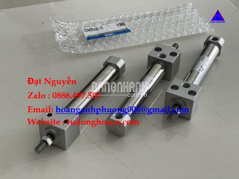 CDM2RA20-70 Bộ xi lanh chính hãng SMC dạng trục mới