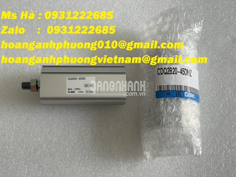 Bộ xi lanh thiết kế nhỏ gọn dòng SMC CDQ2B20-45DMZ