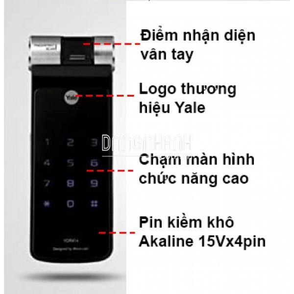 Khóa Điện Tử Yale YDR414 Vân Tay