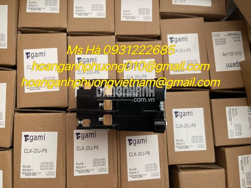 Togami dòng contactor CLK-20J-P6 giá cạnh tranh 