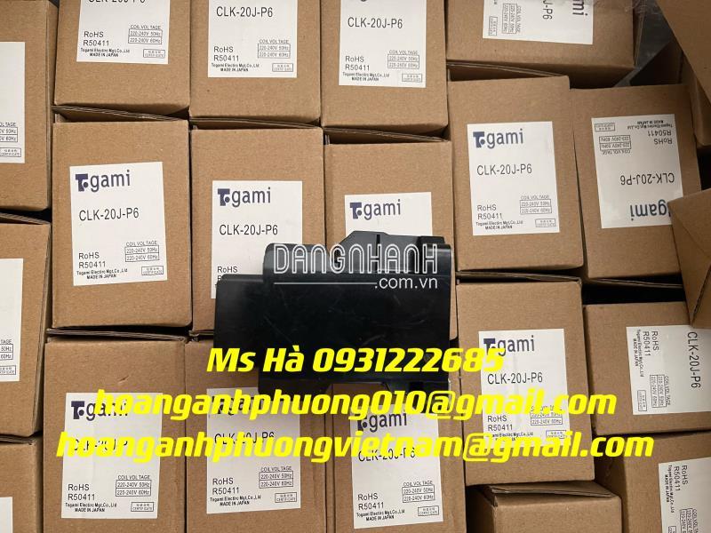 Togami dòng contactor CLK-20J-P6 giá cạnh tranh 