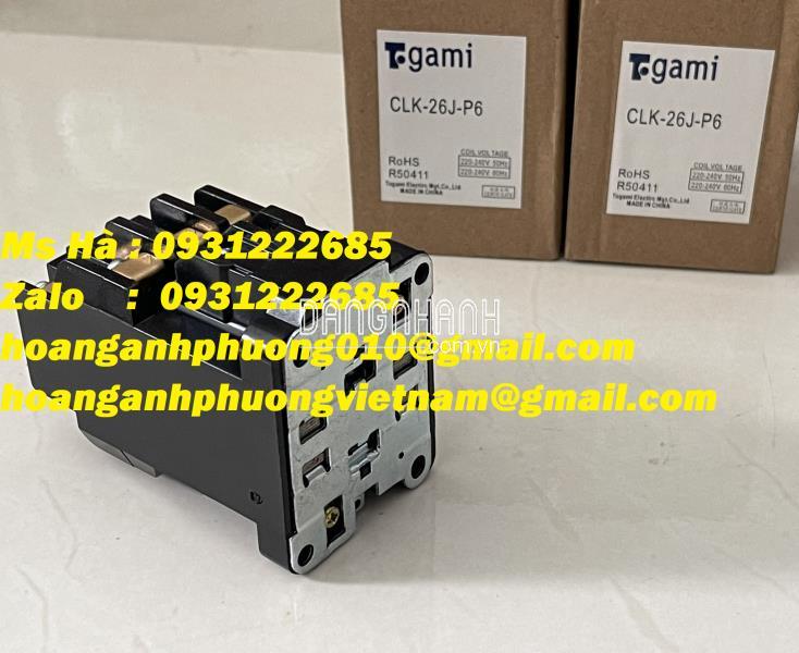 Togami CLK-26J-P6 dòng contactor giá siêu rẻ hiện nay 