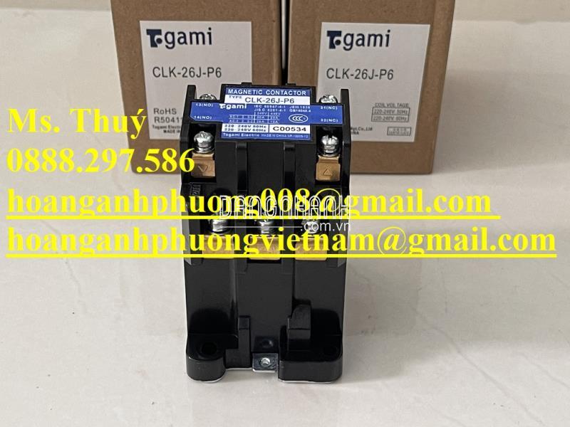 Mới 100% - Khởi động từ Togami CLK-26J-P6 - Giá rẻ