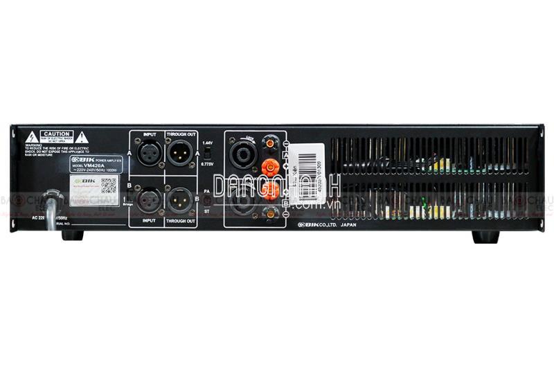 Cục đẩy công suất BIK VM 420A (2 kênh - Japan)