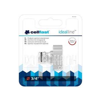 Cút nối nhanh nguồn nước ren trong Cellfast Ideal Line 3/4″ (27mm)