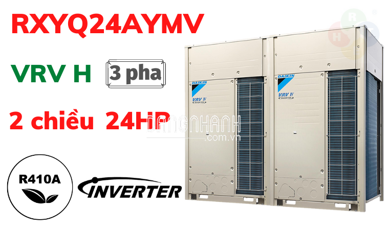Dàn Nóng Loại Tiêu Chuẩn 2 Chiều VRV H 24HP RXYQ24AYMV
