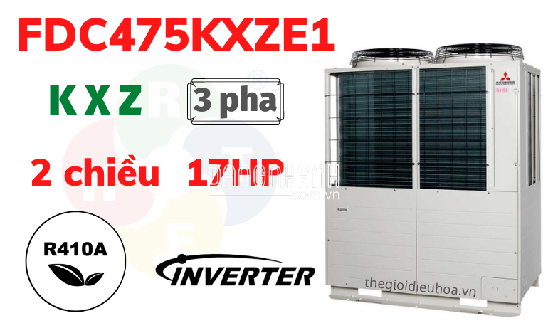 Dàn Nóng VRF Mitsubishi Heavy KXZ 17HP FDC475KXZE1