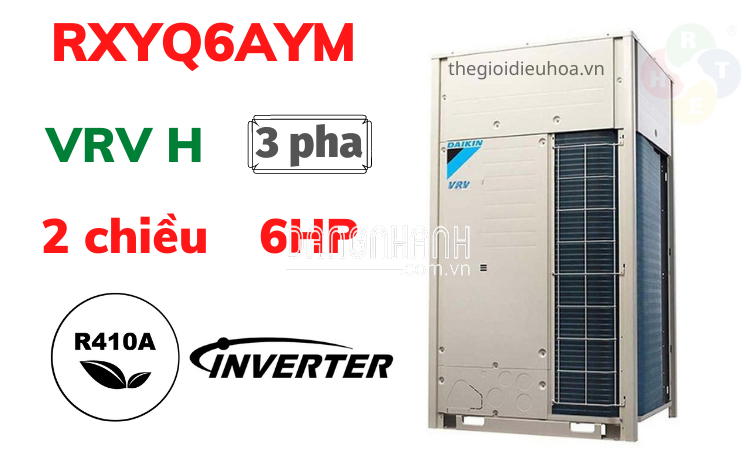 Dàn Nóng Loại Tiêu Chuẩn 2 Chiều VRV H 6HP RXYQ6AYM