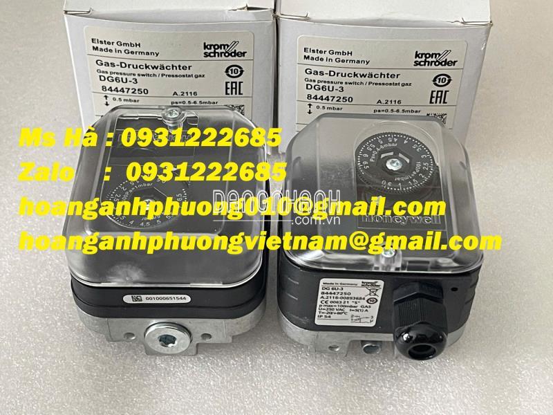 Honeywell DG6U-3 | Công tắc áp suất | hàng chuẩn cho hệ thống 