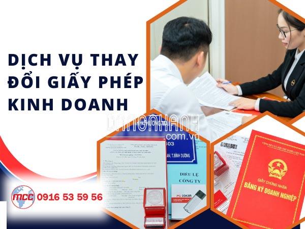 Thay đổi giấy phép kinh doanh nhanh chóng tại Đồng Nai