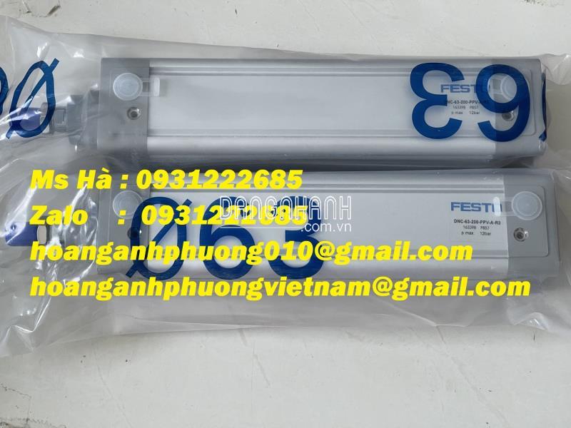 Hàng nhập mới - Xy lanh khí DNC-63-200-PPV-A-R3 hãng Festo 
