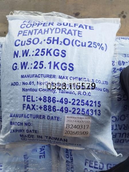 Đồng sulfate, CuSO4 25%, diệt tảo diệt nấm, xử lý nước